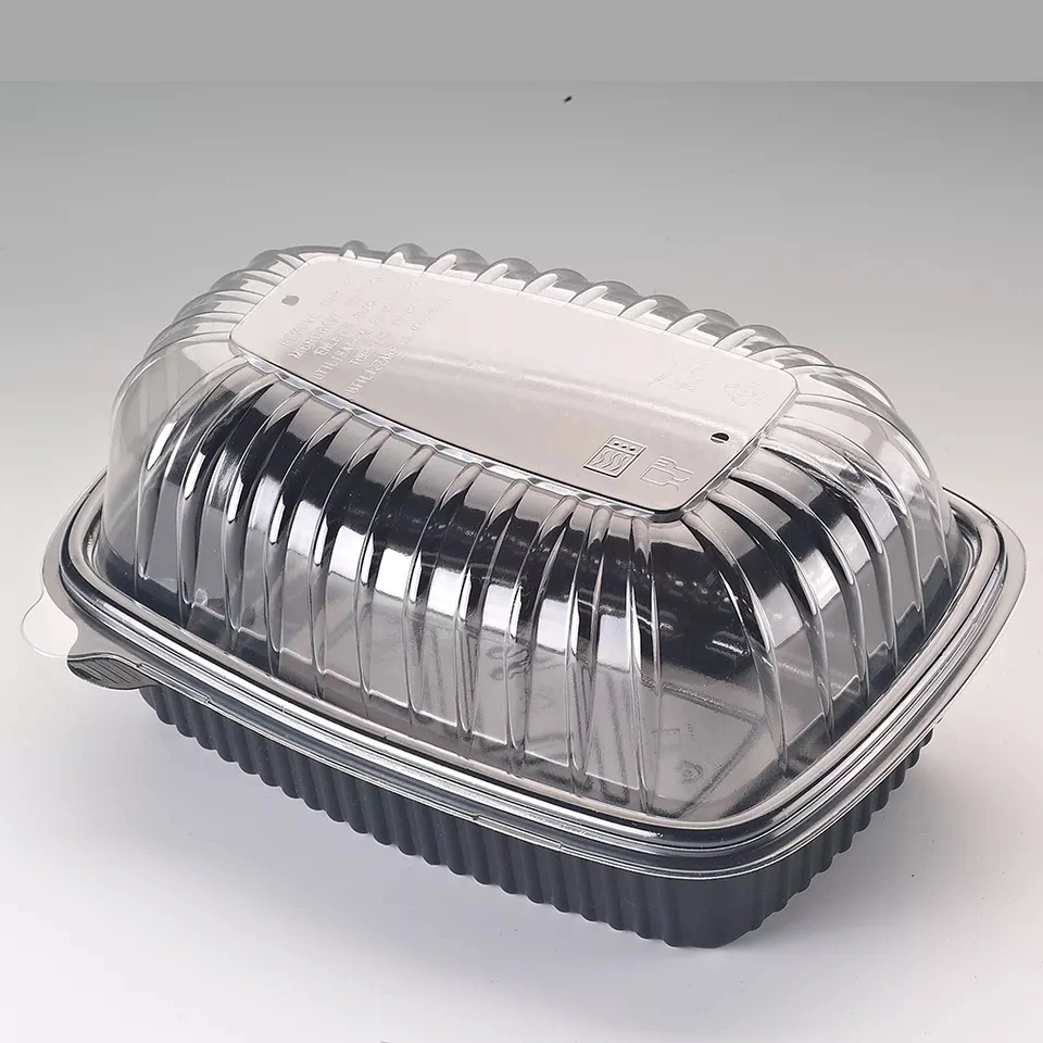 3/4/5/6 boîte à repas Bento à compartiments matériau PP jetable plastique transparent Récipient de préparation des repas à emporter à vendre