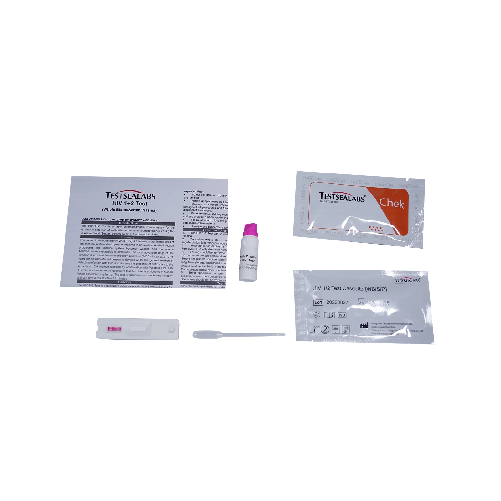 HIV Blood Test / Diagnostic HIV 1/2 Antigen Rapid Test Strips Kit Para humano