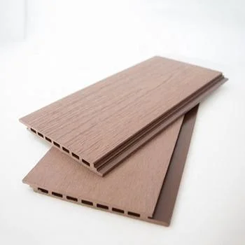 Factory Price Grooving+Online Embossing/Sanding/Brushi Outdoor Wall Panel WPC Material Plastic Wood Board