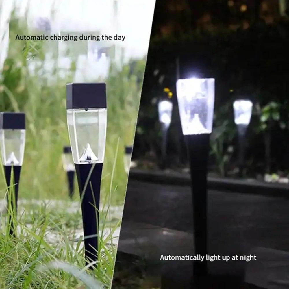 Solar Mini Lawn LED Lights Decorative Ground Garden Street Lamp Waterproof Light