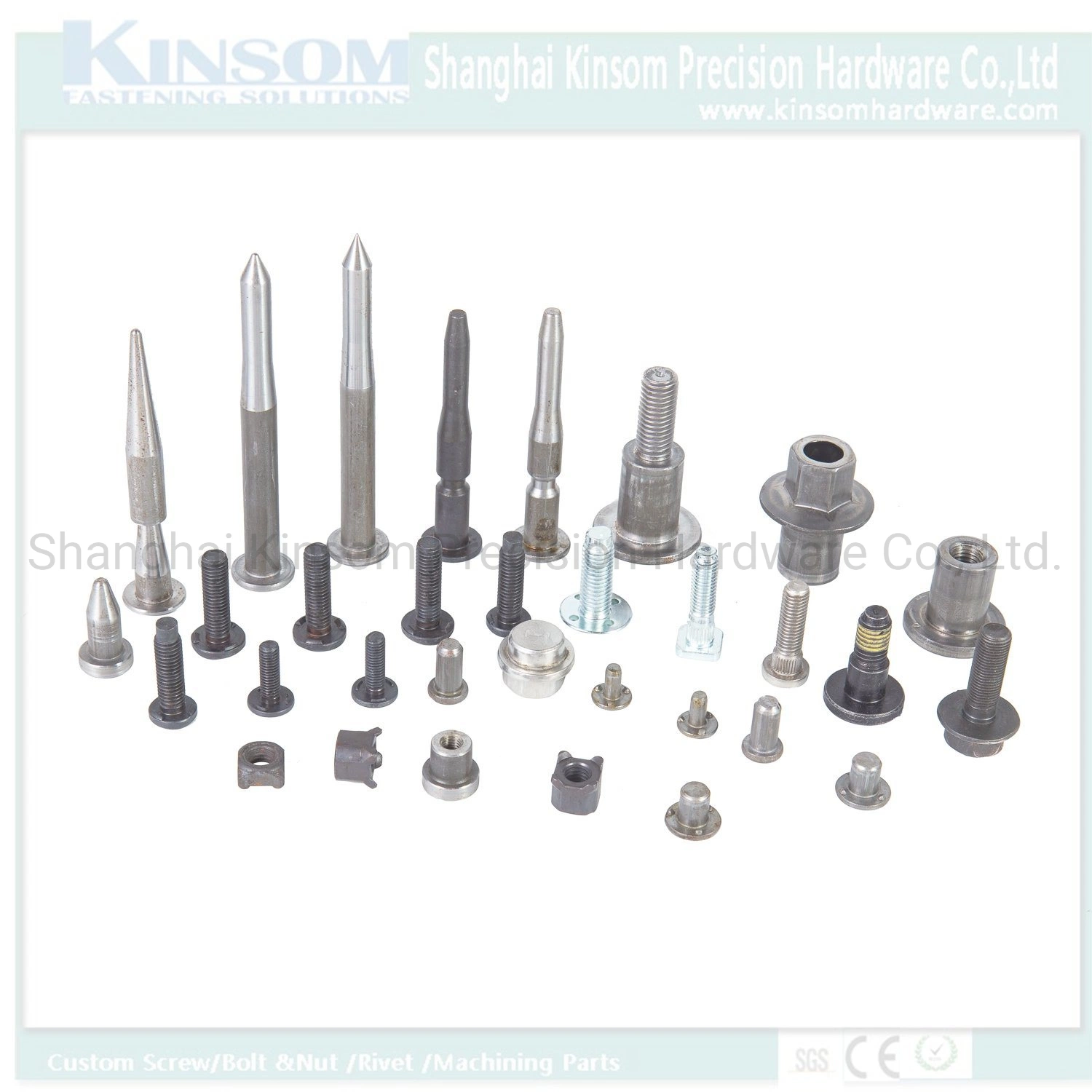 M6 M8 Welding Bolt 10b21 Class 8.8 10.9 Square 3 Projections Under Head Automotive Fasteners