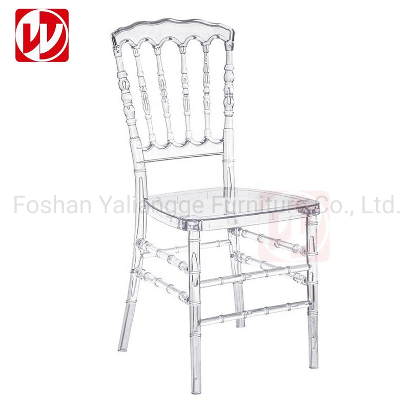 Wholesale/Supplier Cheap Price Resin Chair Wedding Event Rental Plastic Chair Hotel Clear Acrylic Chair