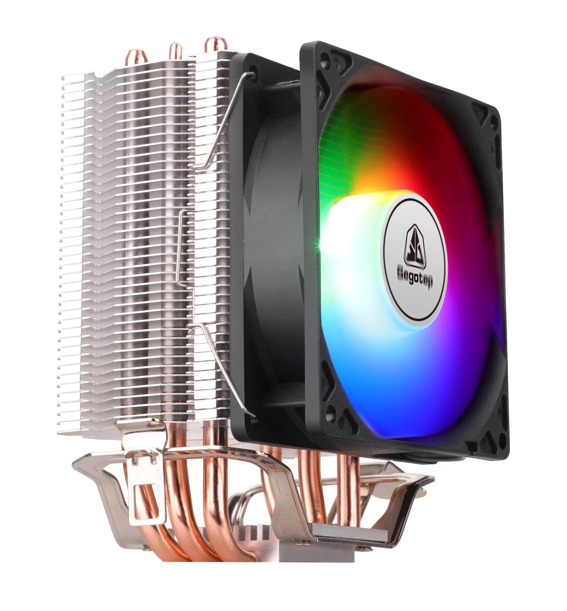 Segotep Frozen Tower T3 Tower CPU Cooler, 120mm Argb PWM Air Cooler 135W Tdp 3PC Heatpipes for Intel LGA 1200 115X / AMD Ryzen Am4