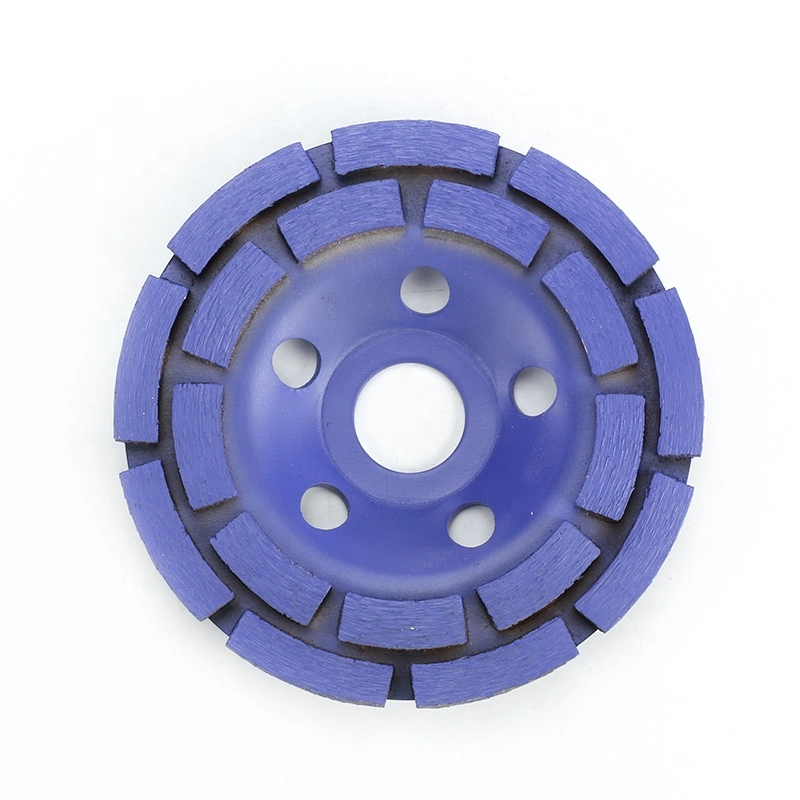 125 mm Double Row Diamond Cup Wheel for Floor Grinding