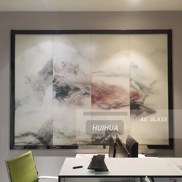 Frosted Etched Suede/Solarifier/Anti Glare/Non Glare/AG Coating Polished Picture Frame Art Exhibition Glass