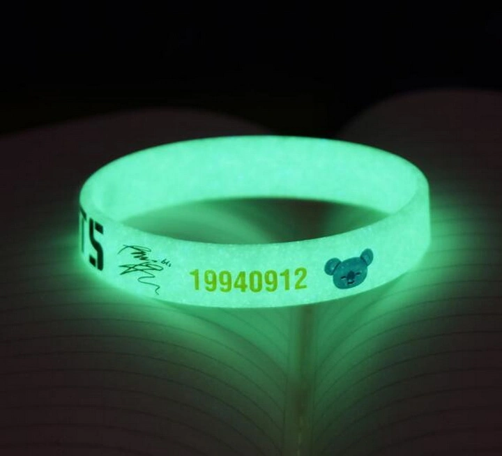 Party Decoration Multicolored Glow LED Bracelet LED Slap Band with OEM Brand