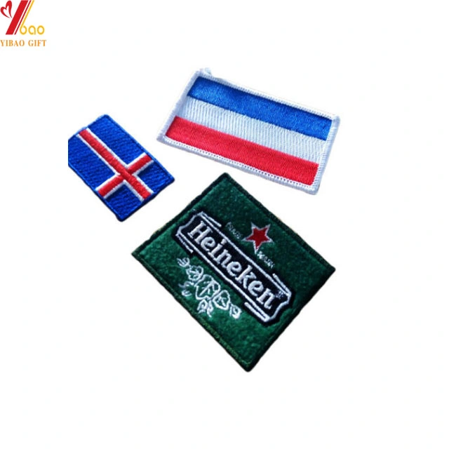 Custom Promotiom Flag Patch, Embroidery Badge, Woven Label (YB-EMBRO-414)