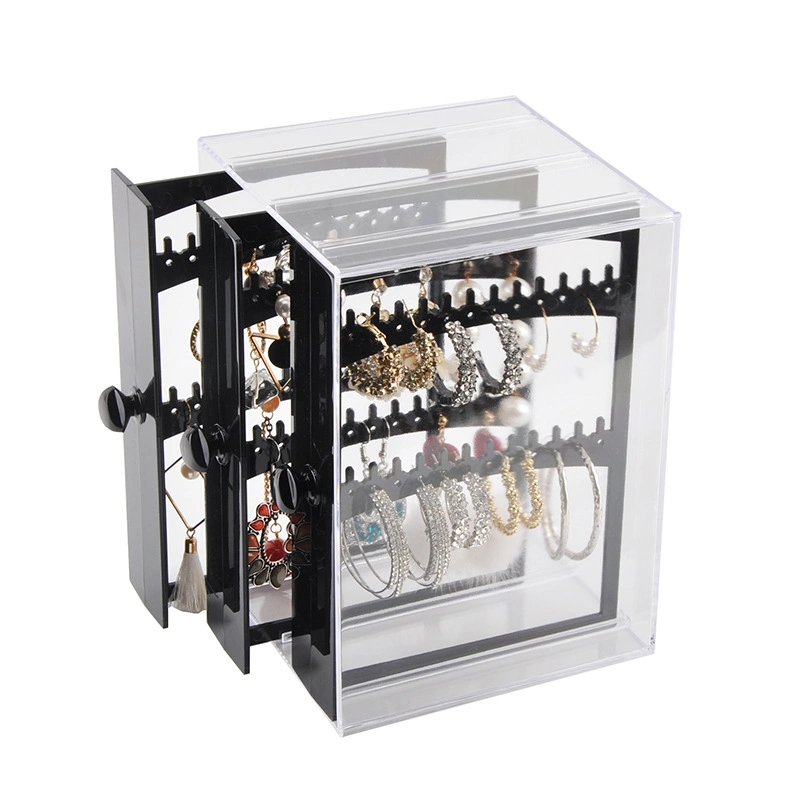 Portable Plastic Jewelry Storage Case Travel Jewelry Box