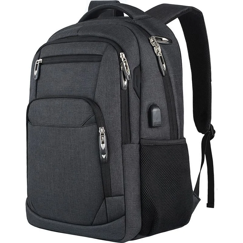 New Design Travel Backpack Multifunction Laptop Backpack Anti-Theft Computer Bags with USB and Earphone Port for School Outdoor