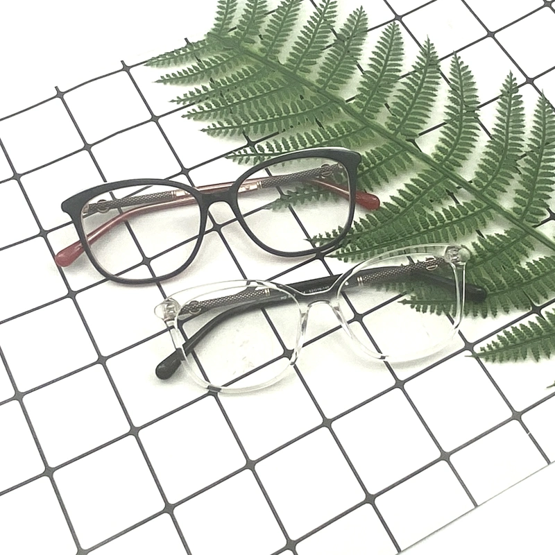 China Wenzhou Factory Women Eyeglasses Frame with Stone