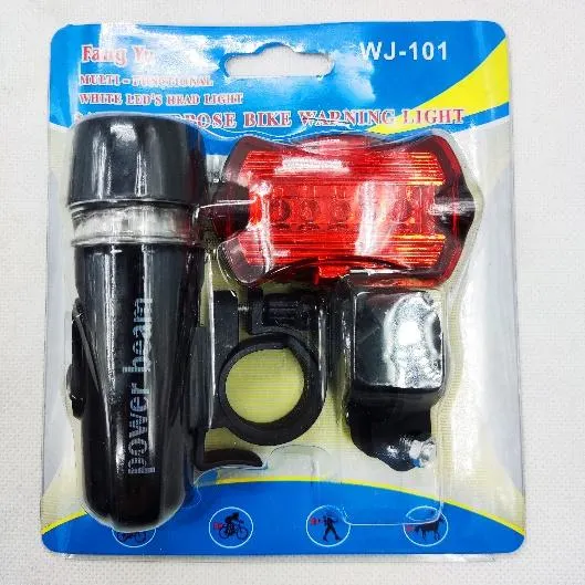 AAA Battery LED Bicycle Front Tail Waterproof Bike Light Suit