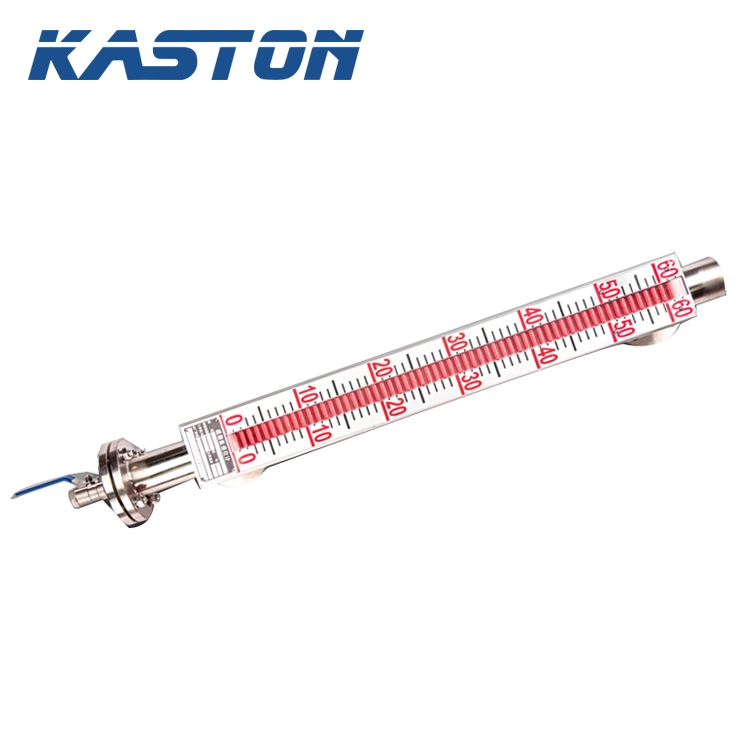 High Temperature PVC Glass Tube 4-20mA Water Oil Tank Magnetic Level Gauge