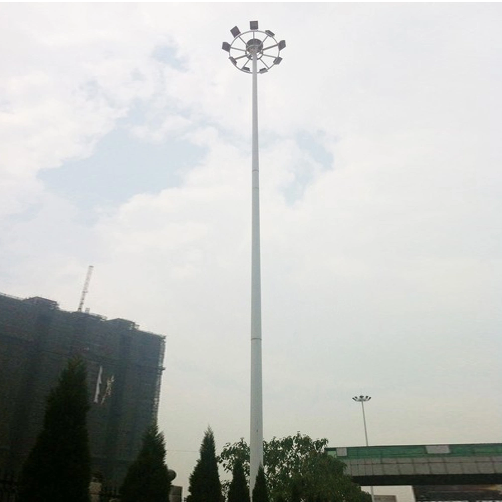 Hepu OEM 10/25m IP67 Solar LED High Mast Light for Highway/ Square