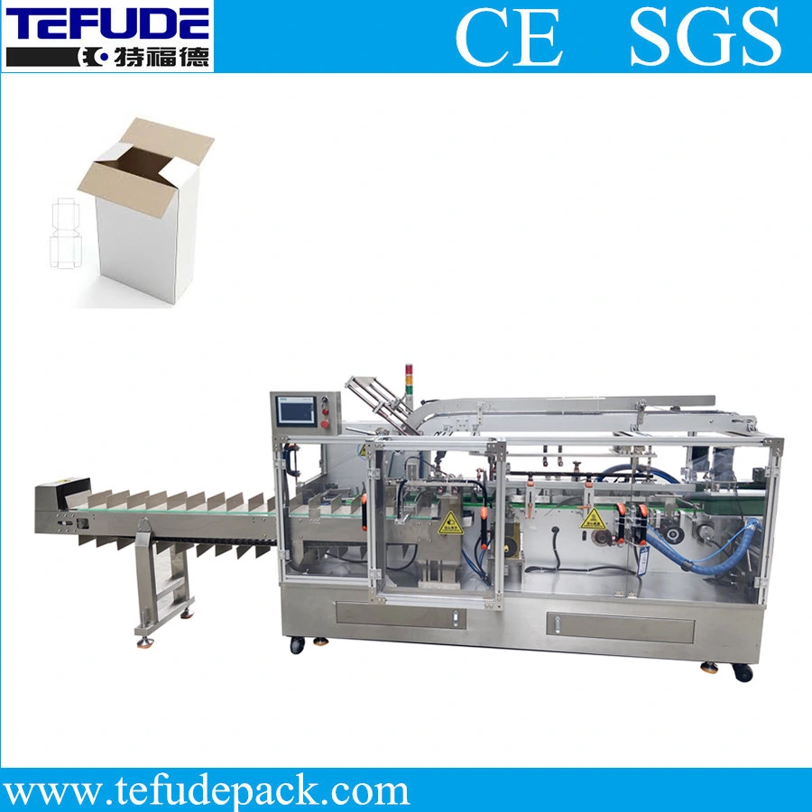 Biscuit Wafer Box Cartoning Packing Machine Automatic Filling Gluing Sealing Box Carton Pack Machinery Factory