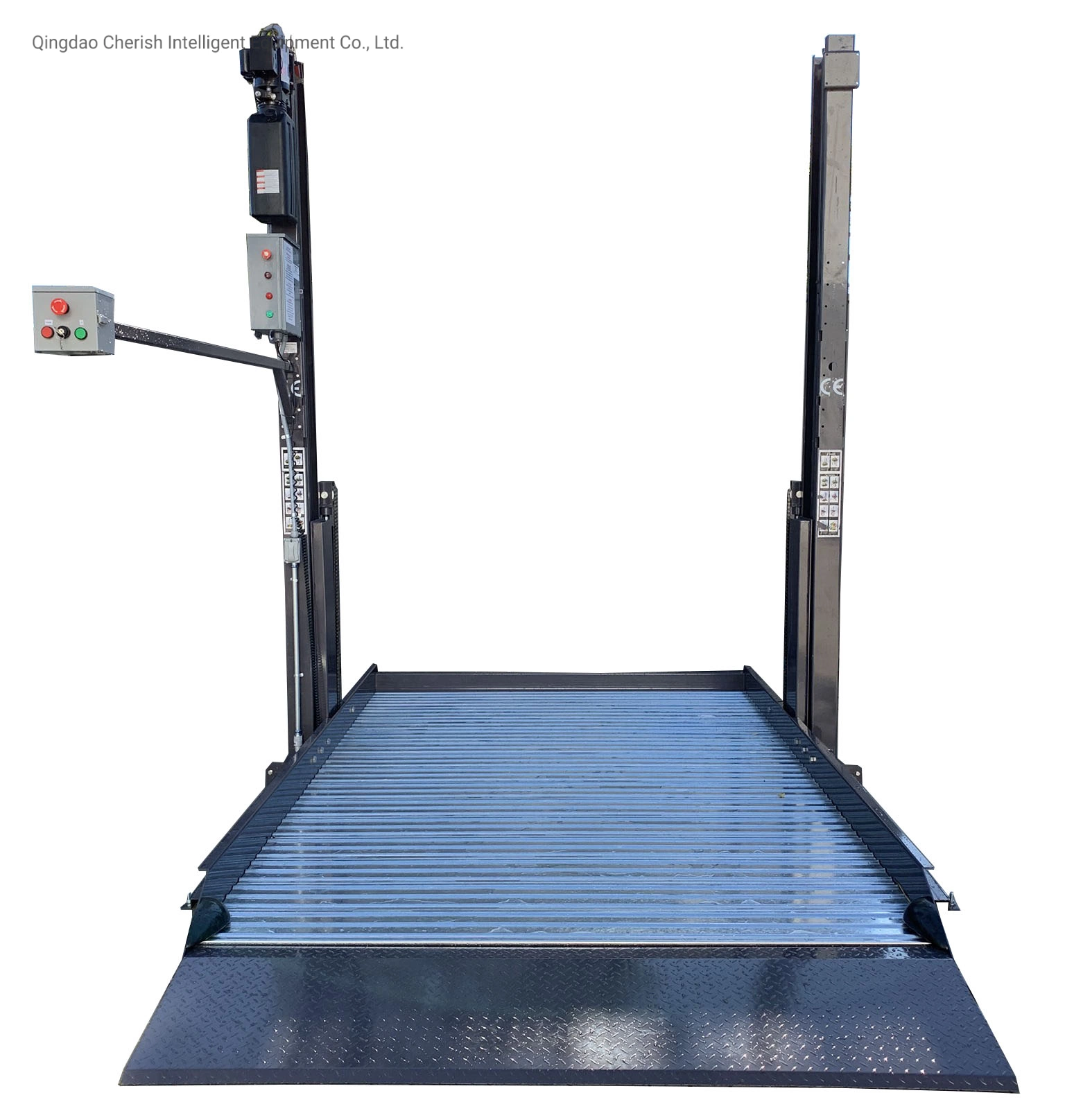 Hydraulic 2 Two Double Post Column Car Vehicle Park Parking System