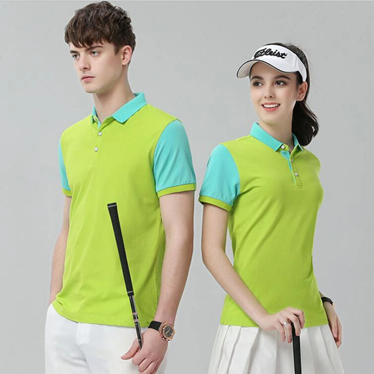 Campo de Golf de algodón de alta calidad Polo Sport Hombres Mujeres