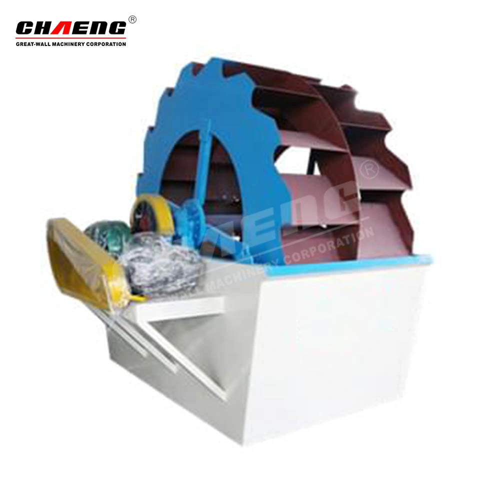 High Efficiency Wheel Bucket Sand Washer for River Sand Washing