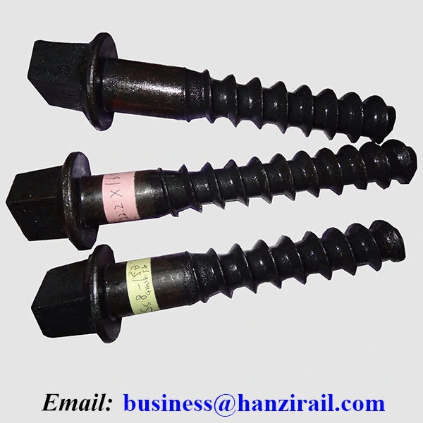 Railway Rail Screw Spikes/Sleeper Screw/Rail Spike