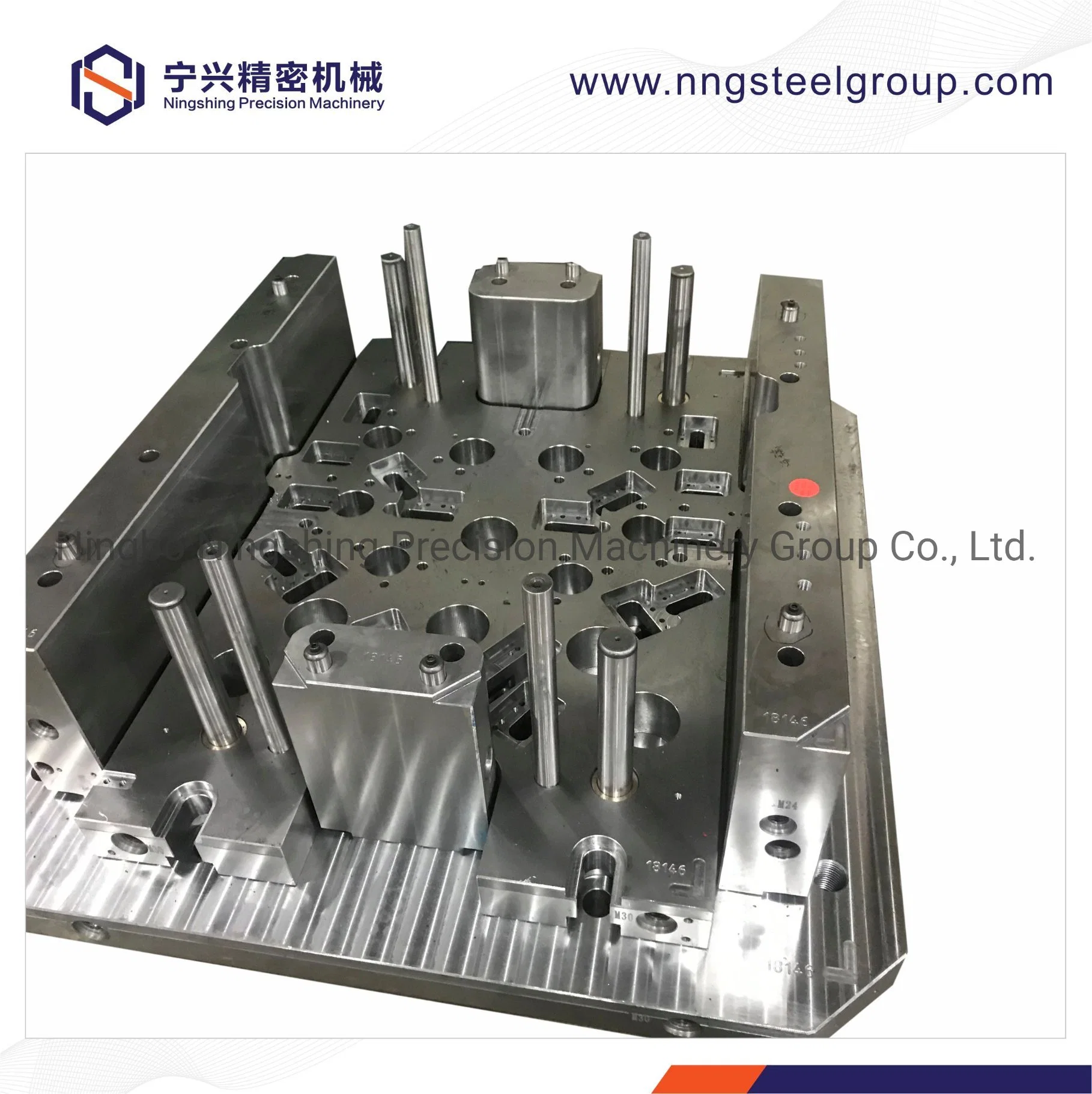 Plastic Injection Mold Design Mould with Mold Base (Ejector plate) Automobile Deflector High Pressure Die Casting