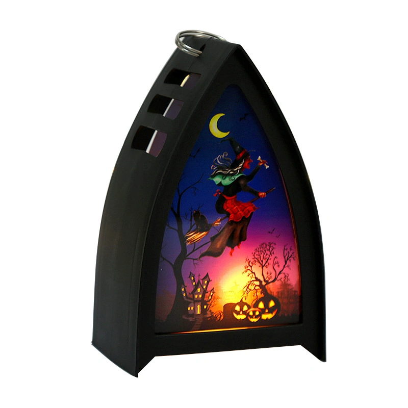 Halloween Jack-O '-Lantern Skull Lamp Witch Lamp Children Carry Scary Night Light Holiday Decorations Gifts Window Knickknacks