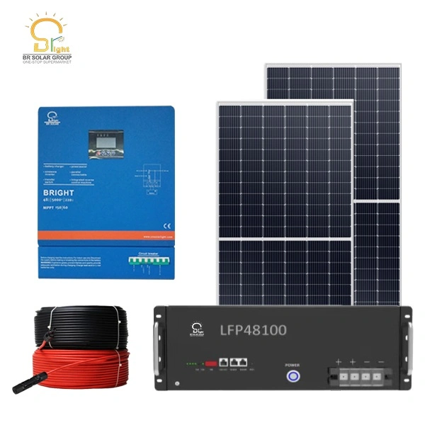 Normal Home Energy Sun Mono Ground Monocrystalline Panel Solar Power System Factory