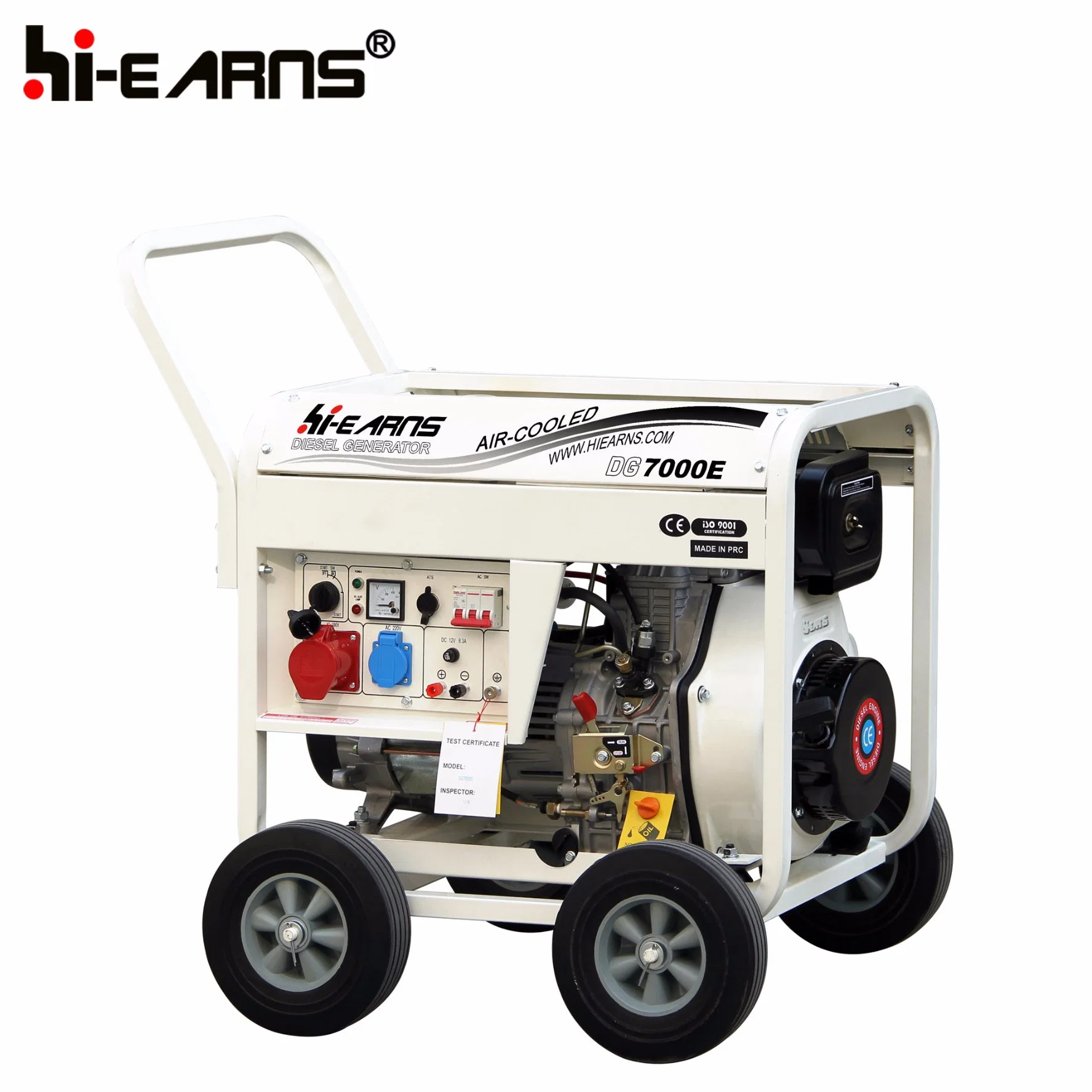 Great Quality 7kVA Open Frame Type Diesel Engine Power Generator (DG7000E3)