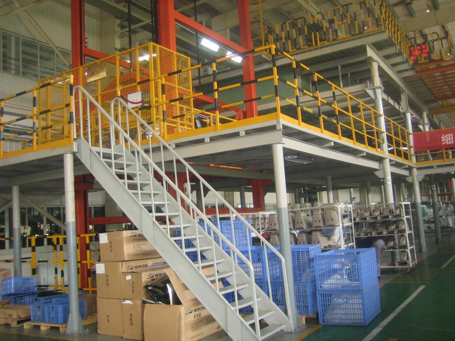 Storage Rack Mezzanine Floor System Steel Structure Platform Rack Shelf