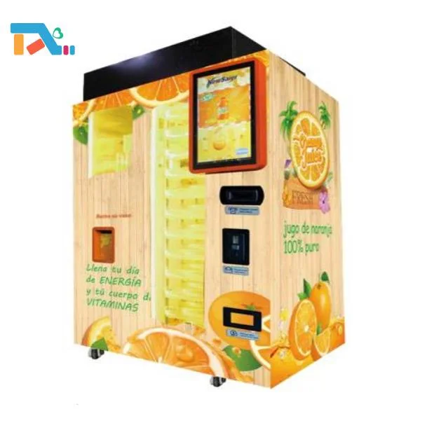 Orange Juice Vending Machine with Cooling System Making Money at Home Online