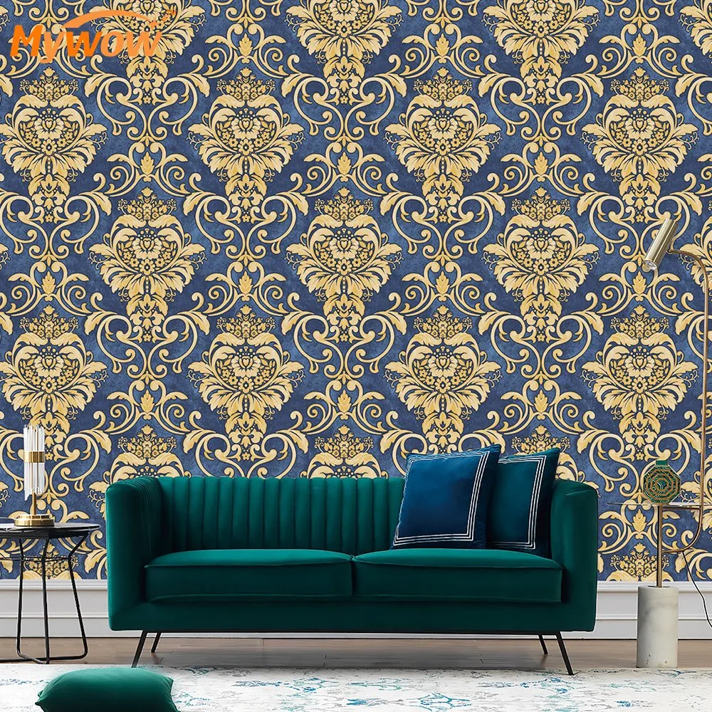 Italian Design Luxury Foil Silver /Gold Metallic Wall Paper 3D