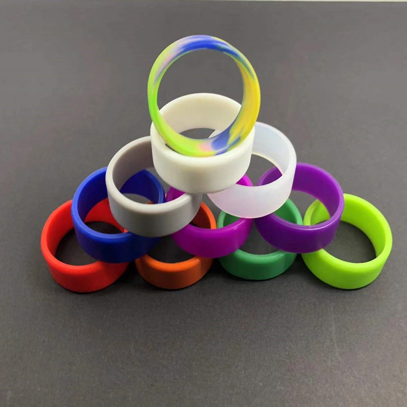 Bracelets en silicone avec anneau en silicone de taille personnalisée et logo personnalisé Cadeau