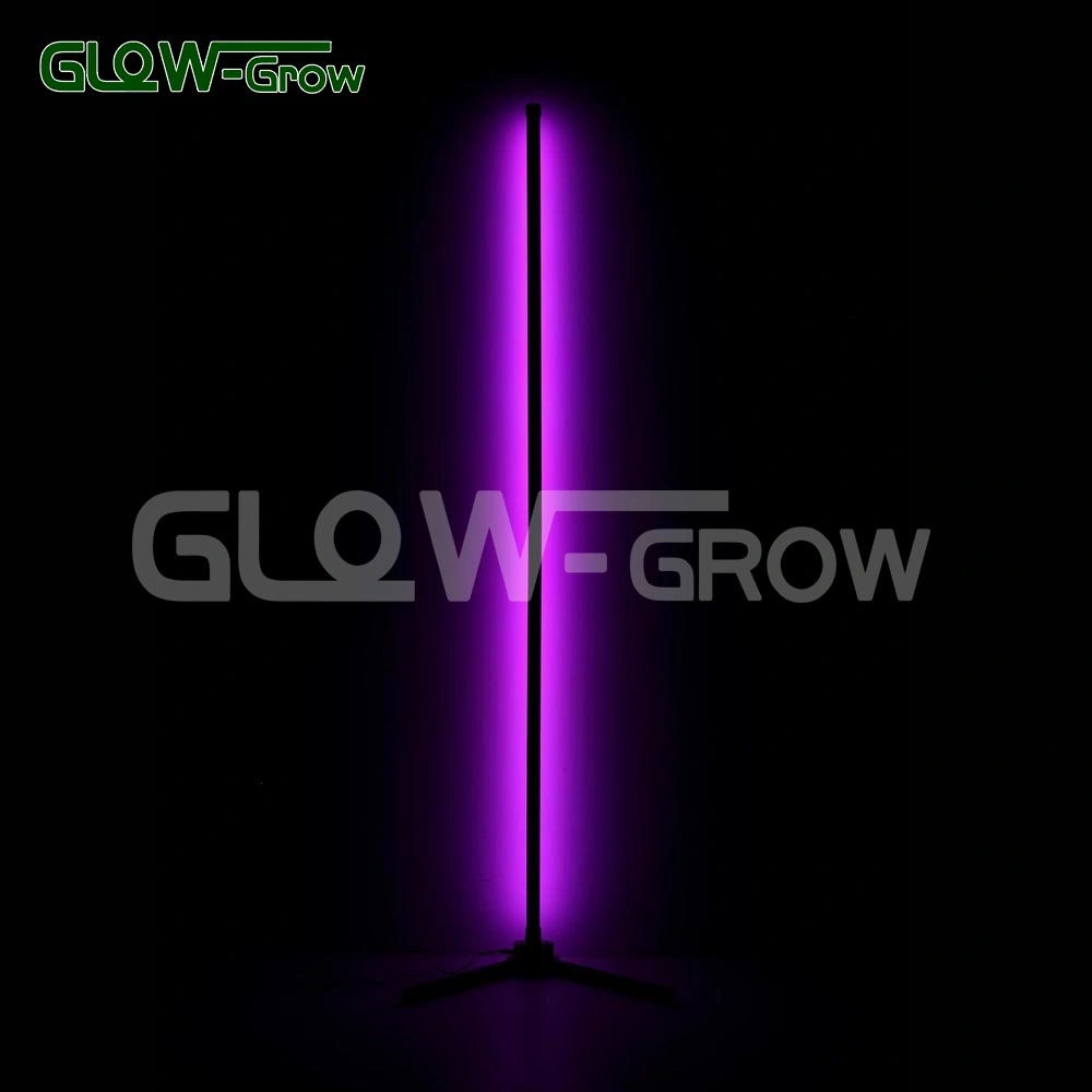 Smart RGBW LED Music Sync Colorful Corner Floor Lamp Light with Tuya Alex System