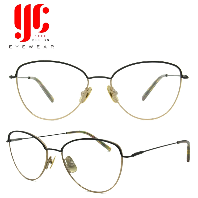 Cat Eye Fashion High Quality Frames Reading Glasses Frame Woman Metal Eyewear