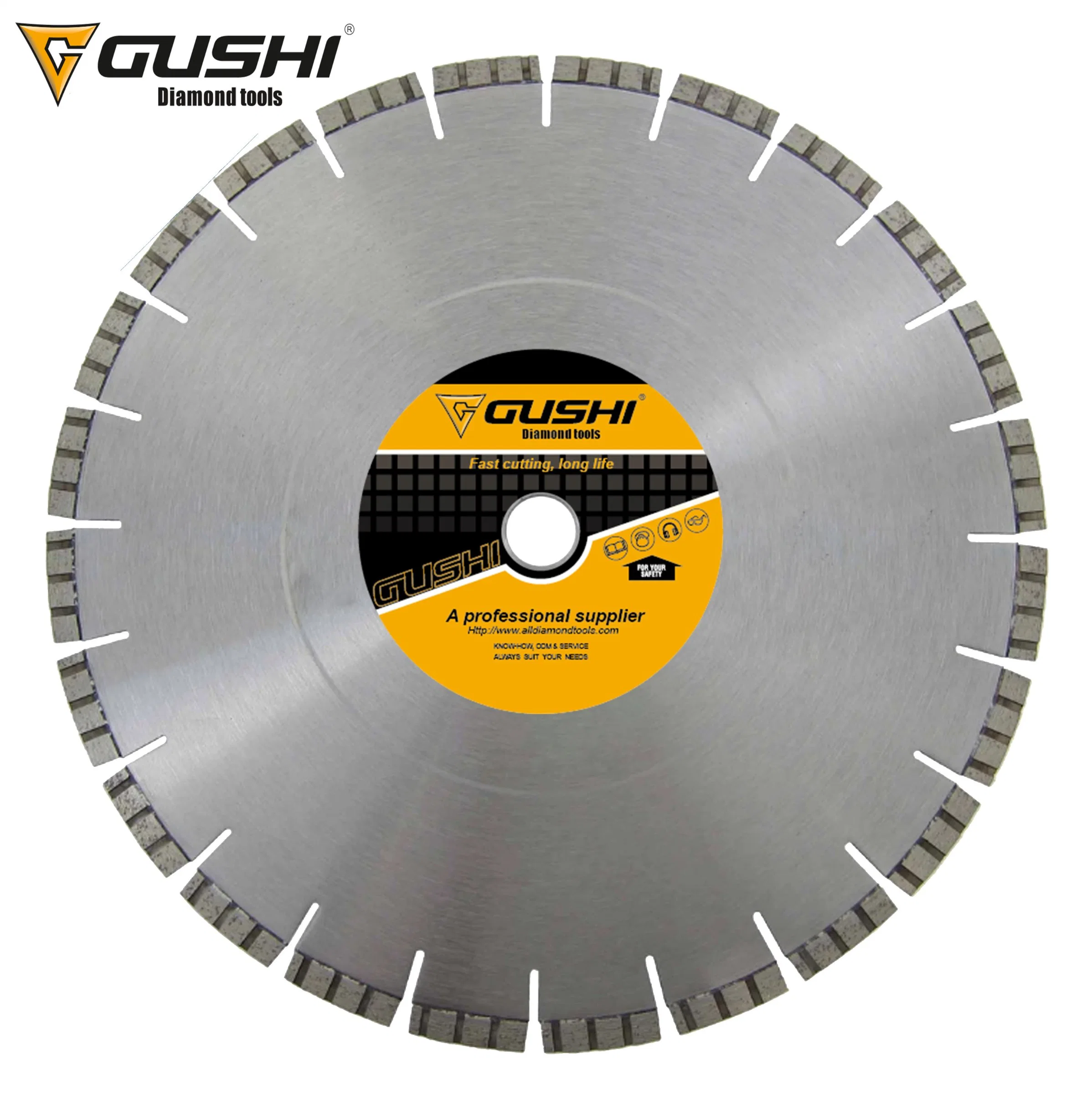 Factory Wholesale 18"-63" Narrow U Slot Diamond Saw Blades for Concrete/ Wall Cutting