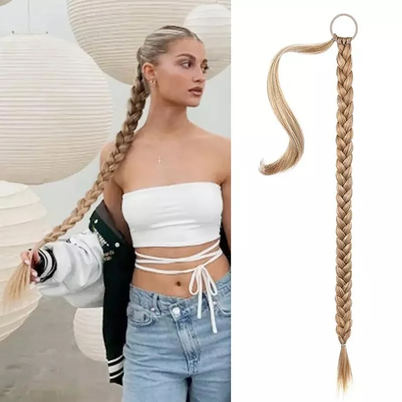 Long Straight Wrap Around Ponytail Hair Extensions