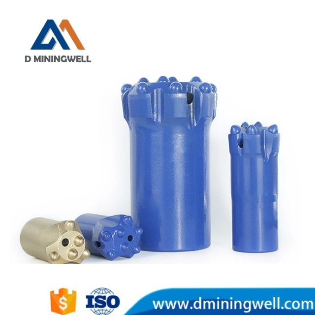 D Miningwell Broca de carburo de tungsteno Normal Martillo Broca de carburo de tungsteno para la perforación de 45 mm R32 Botón Broca de taladro roscado