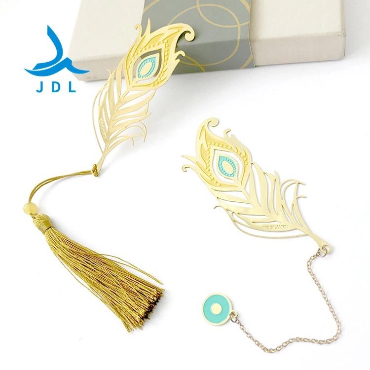 Custom Zinc Alloy Fashion Office Accessories Note Metal Bookmark for Promotional Gift