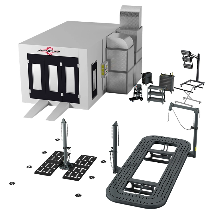 Double Duoon Cooling Body Repair Spray Booth Auto Tools