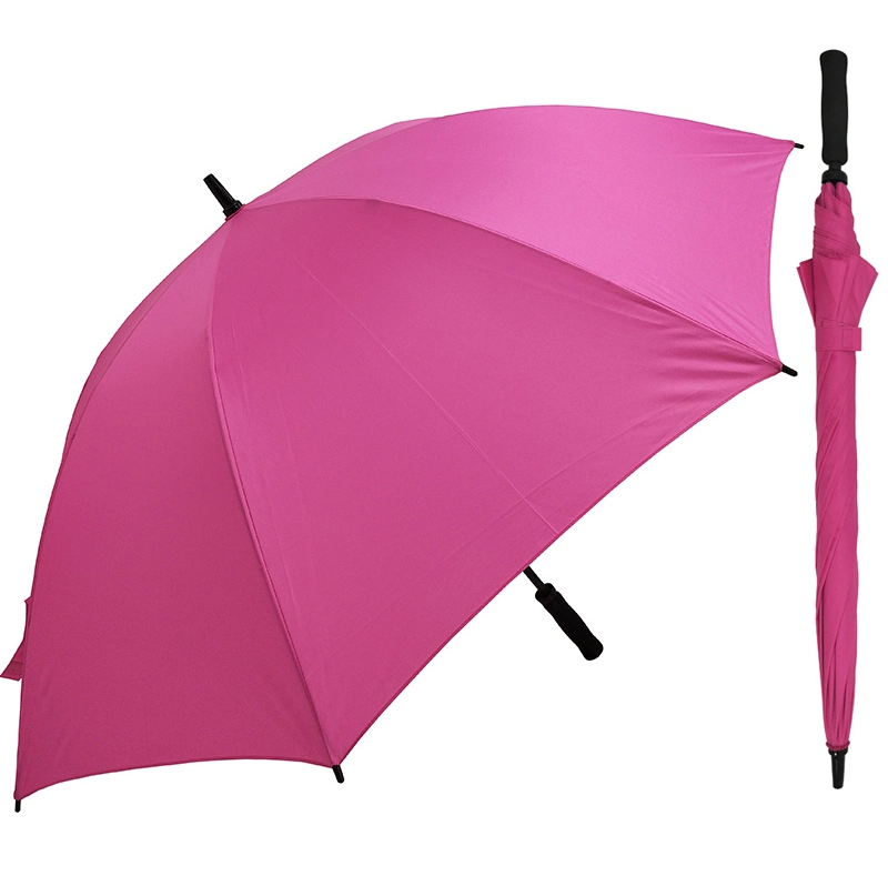 Sunfoo 30 Inch Portable Large Windproof Single Pongee Canopy Golf Umbrella for Women