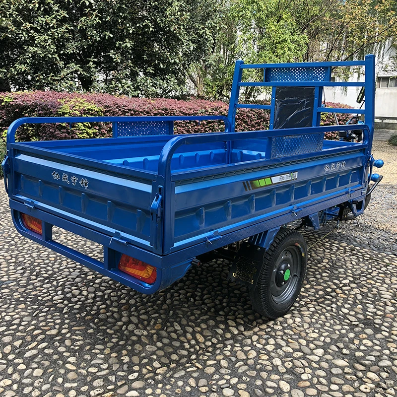 Camión de Tricciclo eléctrico de alta calidad Escalada de alta potencia carga de tracción Wang camión agrícola de un metro ocho