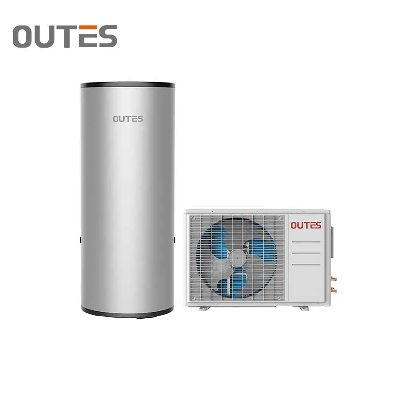 Outes autoportant solaire &amp; Air Energy chauffe-eau avec pompe à chaleur air Source Split 300L