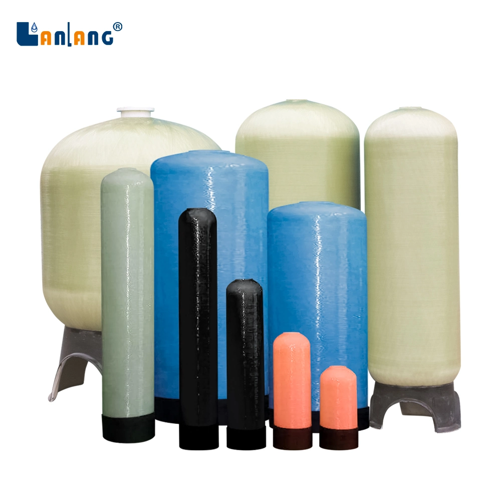 Lanlang Basic Customization 150psi 948 1054 1265 FRP Fiberglass Pressure Tank Vessel for Water RO Plant