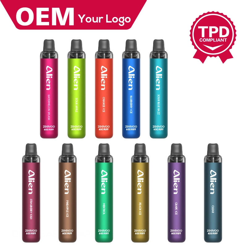 New Portable 2% Low Nicotine Slim Vape Pen with Tpd&Ufi