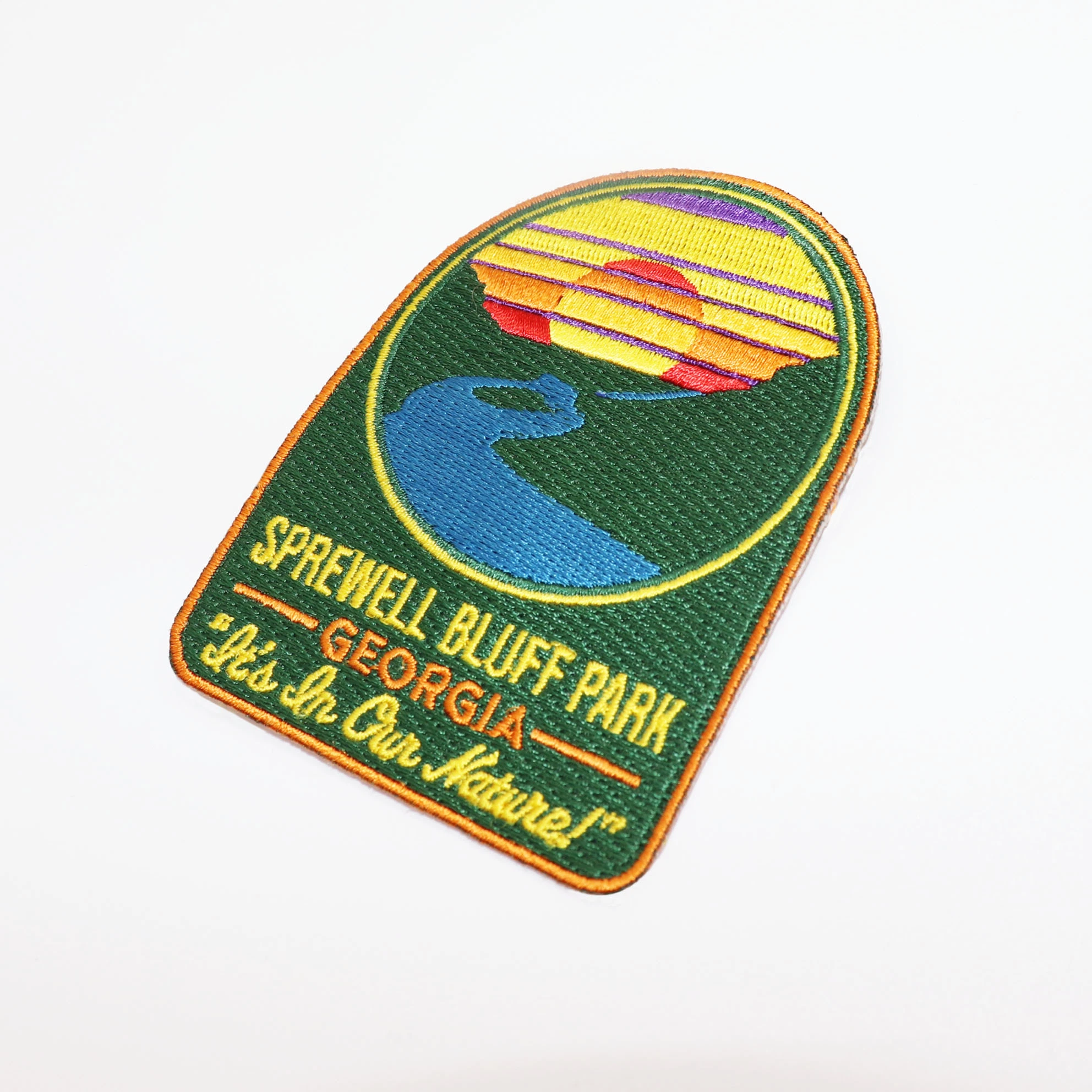 Custom Cartoon Shape Embroidery Badges for Promotional Gift