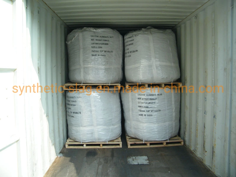 Original Factory Sintered Refining Flux Calcium Aluminate Flux for Steel-Making with 5-35mm