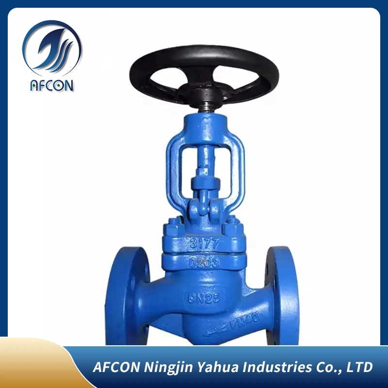 DIN Flange Metal High Temperature Corrosion Resistant Globe Valve