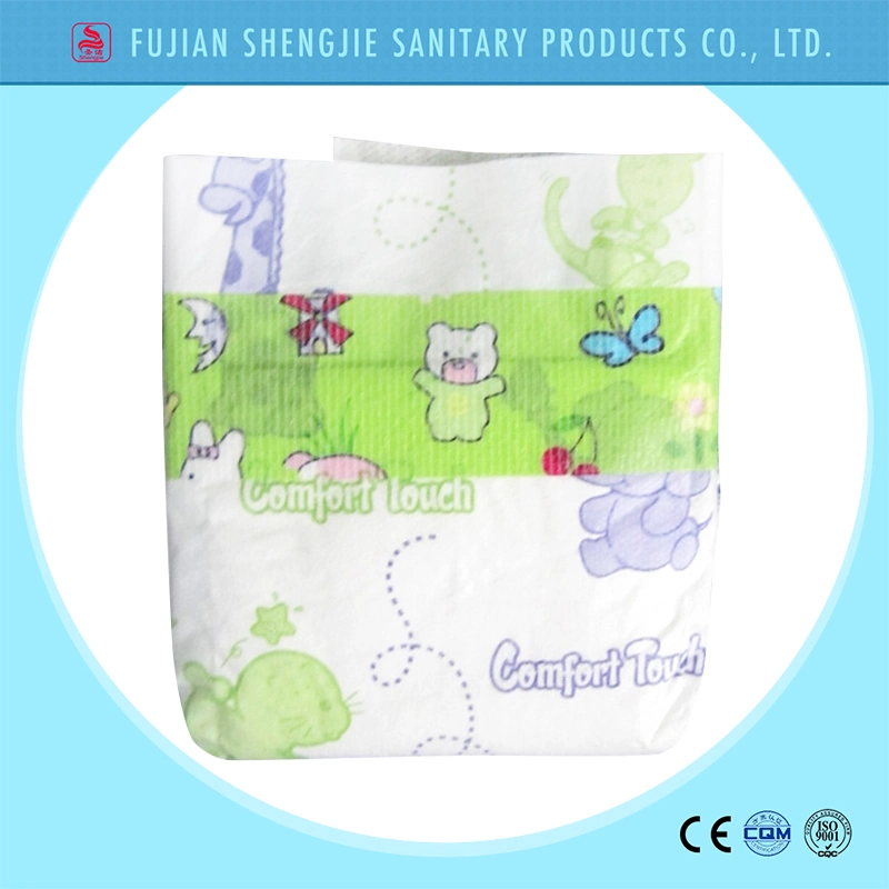 Hot Sale Magic Tape Cloth Like Cover Smart Disposable Baby Diaper Factory Price