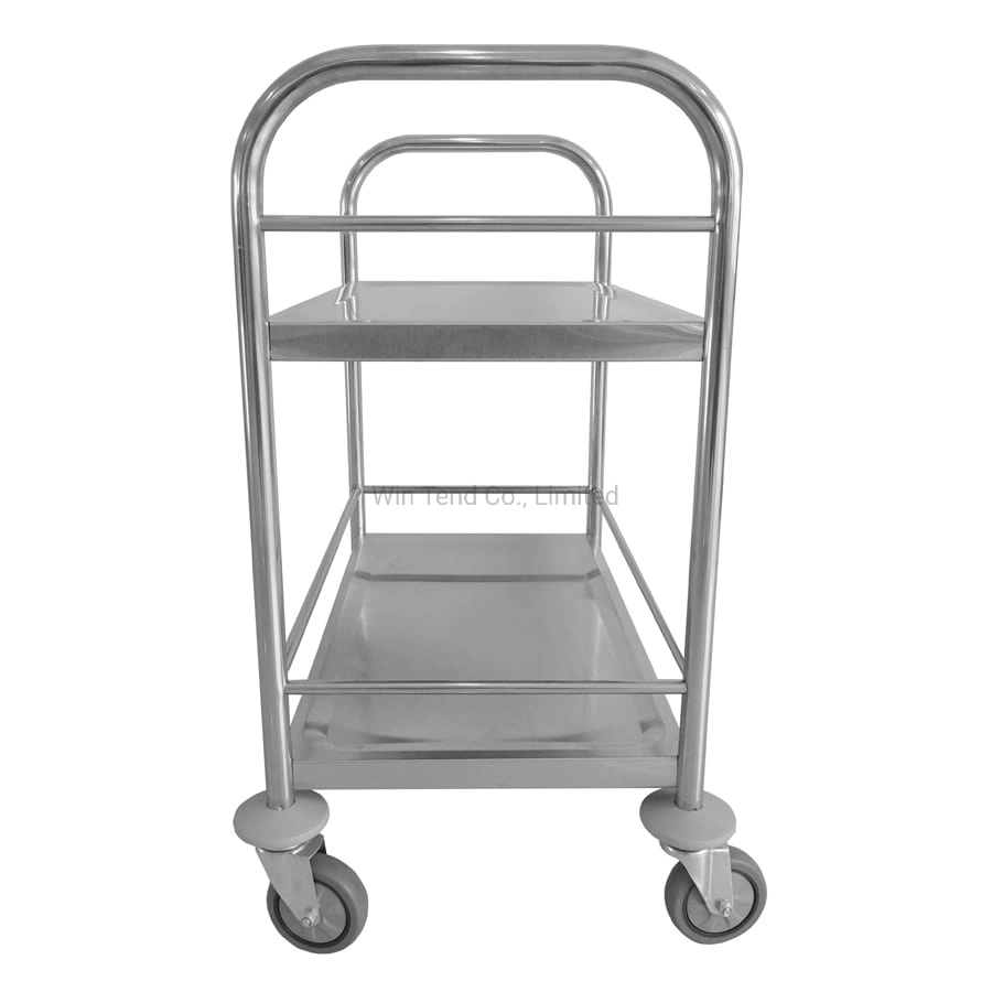 Service Using Beverage Hand Trolley Cart with TPR Wheels