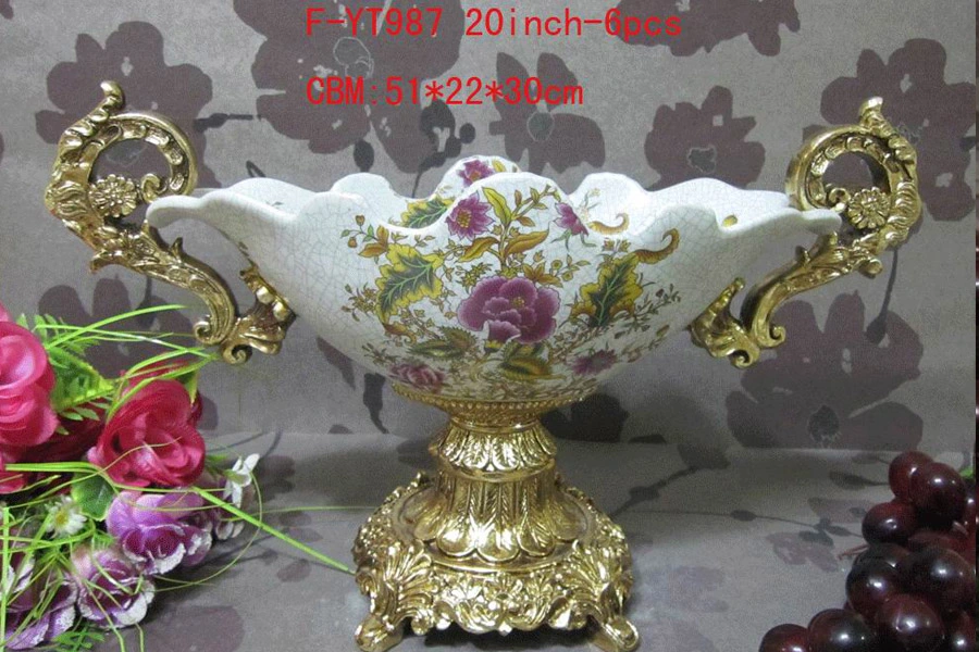 American Gold-Plated Ceramic Crafts Custom American Home Decorations