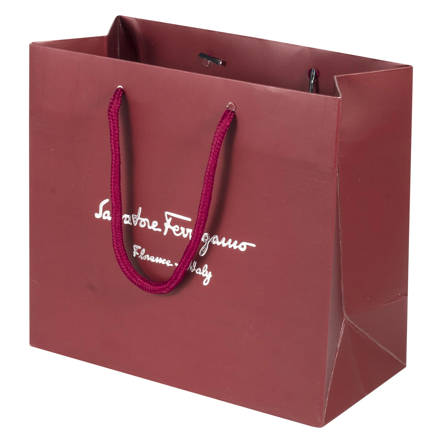 Colorido Dom Luxuosas lojas de flores Longo Tote Bags Quadrado Preto Branco Saco de papel com pegas