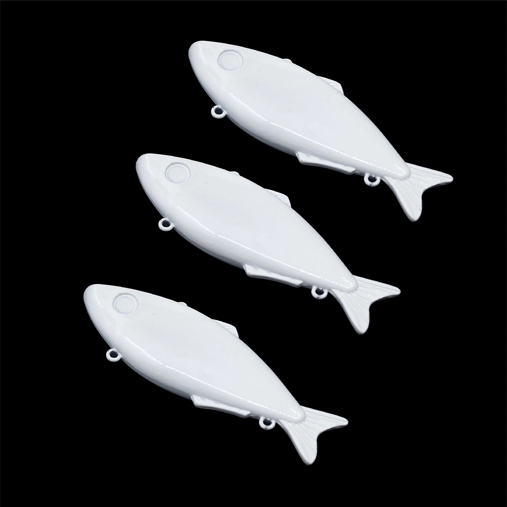 Unpainted Lure Lipless Crankbait Vib Blade Fishing Bait Sound Wobbler Rattle Sinking Blank Lure Bodies DIY Fishing Lure Wholesale/Supplier Products From China